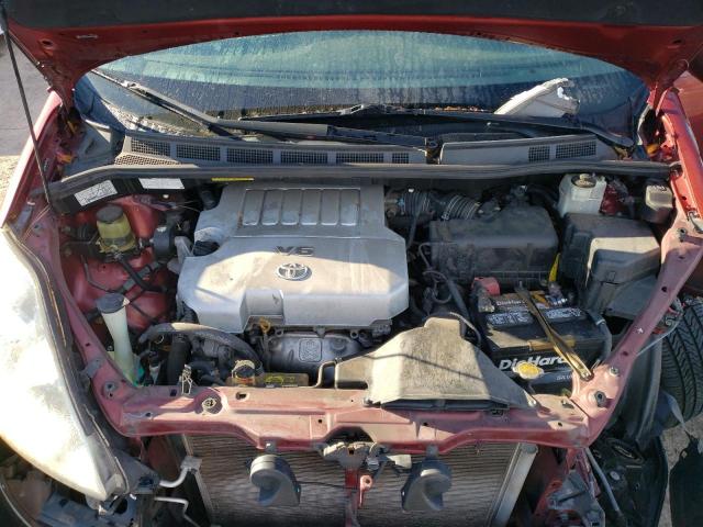 5TDYK4CC5AS334436 - 2010 TOYOTA SIENNA XLE RED photo 12