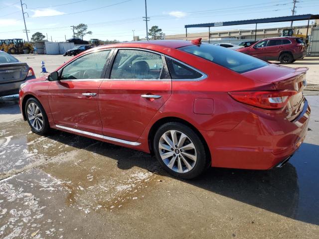 5NPE34AFXHH503007 - 2017 HYUNDAI SONATA SPORT RED photo 2