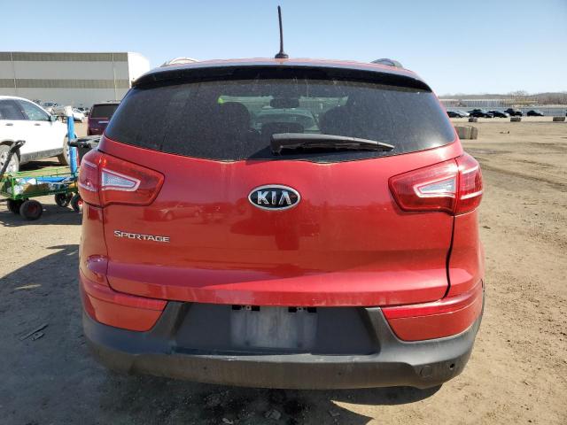 KNDPB3A25C7178248 - 2012 KIA SPORTAGE BASE RED photo 6