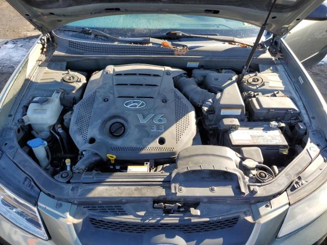 5NPET46F08H357158 - 2008 HYUNDAI SONATA GLS GREEN photo 11