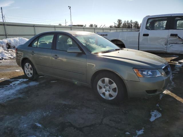 5NPET46F08H357158 - 2008 HYUNDAI SONATA GLS GREEN photo 4