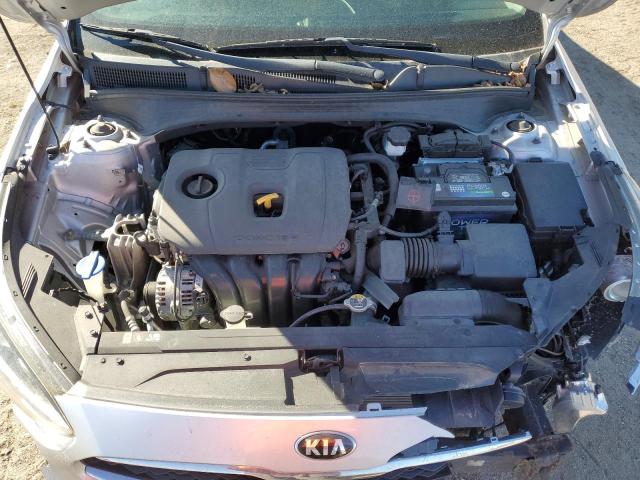 3KPF34ADXKE020504 - 2019 KIA FORTE GT LINE SILVER photo 11