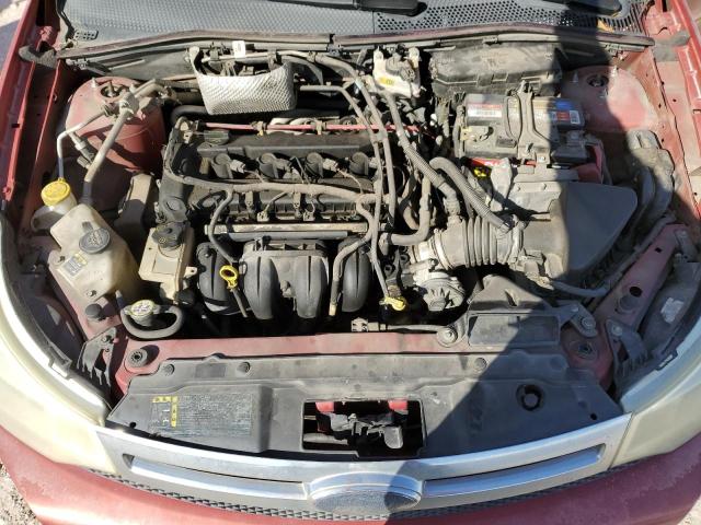 1FAHP36N49W123237 - 2009 FORD FOCUS SES MAROON photo 11