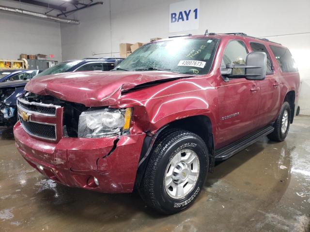 1GNZKMEG7AR144163 - 2010 CHEVROLET SUBURBAN K2500 LT BURGUNDY photo 1