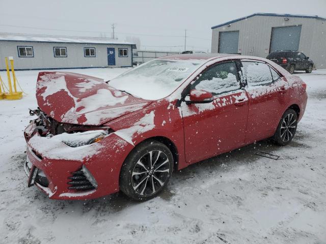 2T1BURHE0HC963757 - 2017 TOYOTA COROLLA L RED photo 1