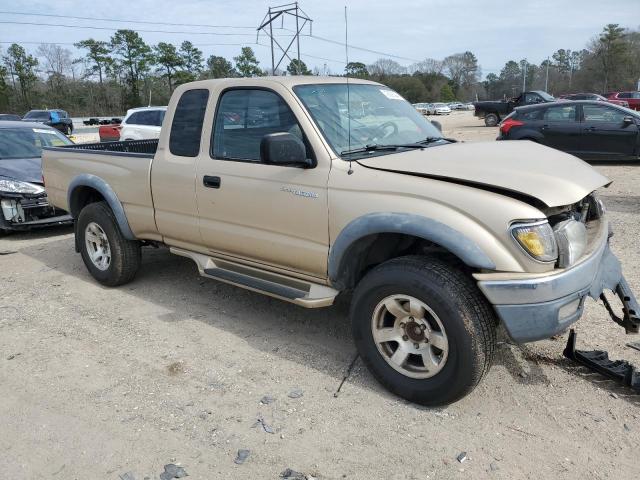 5TESN92N31Z852528 - 2001 TOYOTA TACOMA XTRACAB PRERUNNER TAN photo 4