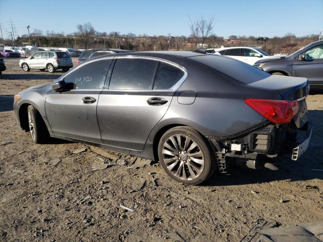 JH4KC1F51GC001724 - 2016 ACURA RLX TECH GRAY photo 2