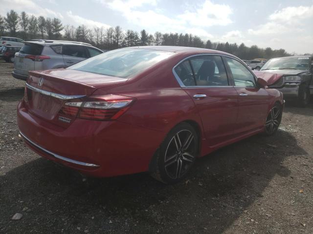 1HGCR2F17HA071640 - 2017 HONDA ACCORD SPORT SPECIAL EDITION RED photo 3