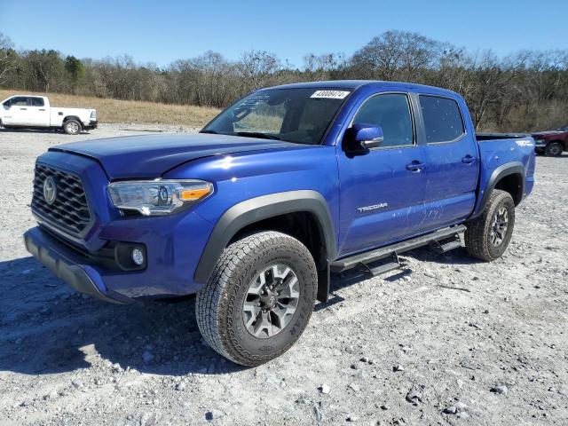 3TMAZ5CN3PM212347 - 2023 TOYOTA TACOMA DOUBLE CAB BLUE photo 1