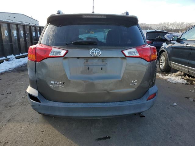 2T3BFREV9DW085681 - 2013 TOYOTA RAV4 LE BROWN photo 6