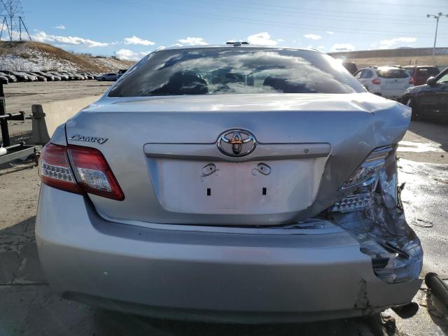 4T4BF3EK1BR207769 - 2011 TOYOTA CAMRY BASE SILVER photo 6