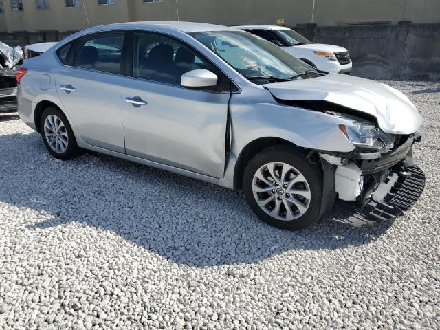 3N1AB7AP8KY310444 - 2019 NISSAN SENTRA S SILVER photo 4