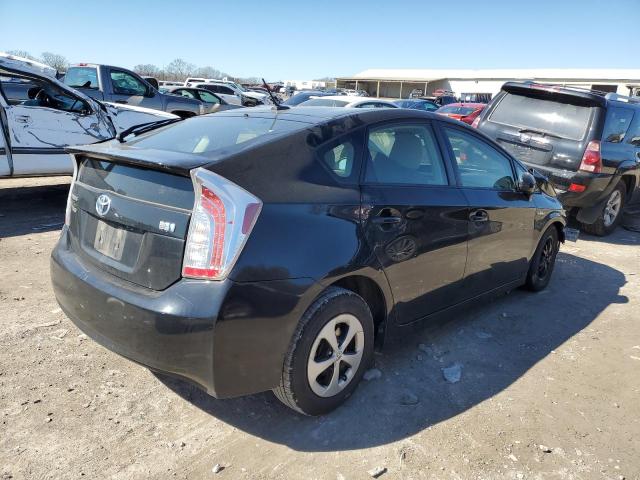 JTDKN3DUXC5504586 - 2012 TOYOTA PRIUS BLACK photo 3