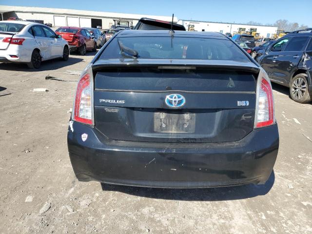 JTDKN3DUXC5504586 - 2012 TOYOTA PRIUS BLACK photo 6