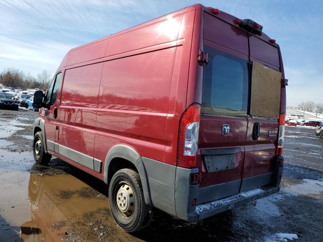 3C6TRVCG0EE123473 - 2014 RAM PROMASTER 2500 HIGH Czerwony zdjęcie 2