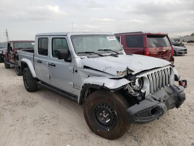 1C6HJTFG5NL180577 - 2022 JEEP GLADIATOR OVERLAND SILVER photo 4