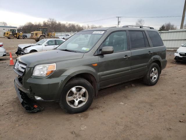 2HKYF18766H515668 - 2006 HONDA PILOT EX GRAY photo 1