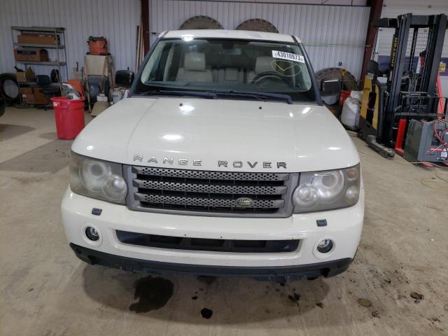 SALSK25408A124276 - 2008 LAND ROVER RANGE ROVE HSE WHITE photo 5