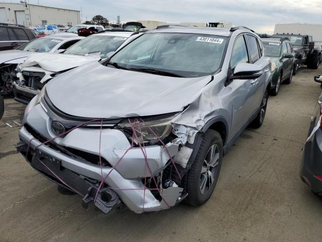 2T3WFREV1HW320565 - 2017 TOYOTA RAV4 XLE SILVER photo 1