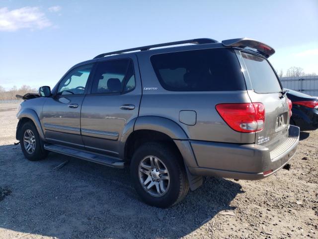 5TDBT48A07S287304 - 2007 TOYOTA SEQUOIA LIMITED GRAY photo 2