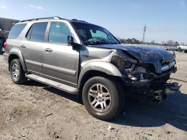 5TDBT48A07S287304 - 2007 TOYOTA SEQUOIA LIMITED GRAY photo 4