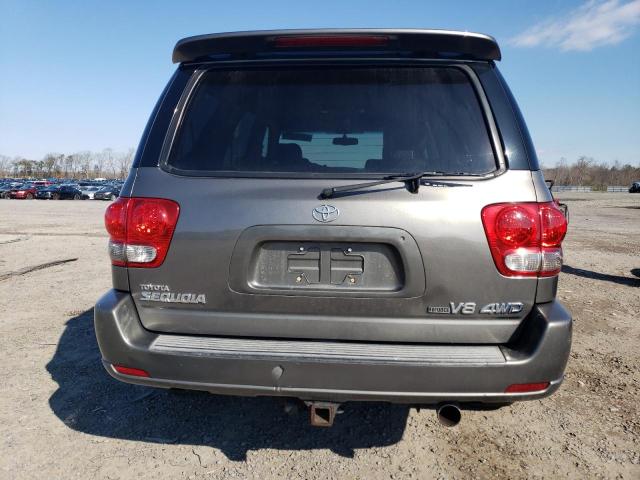 5TDBT48A07S287304 - 2007 TOYOTA SEQUOIA LIMITED GRAY photo 6