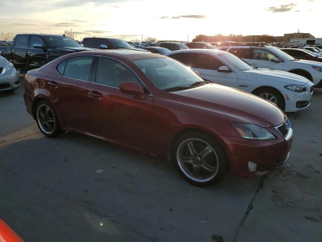 JTHBK262062006867 - 2006 LEXUS IS 250 BURGUNDY photo 4