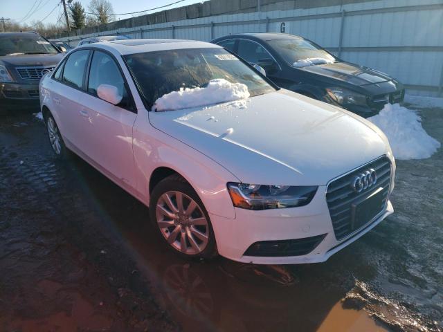 WAUBFAFL3EN022645 - 2014 AUDI A4 PREMIUM WHITE photo 4