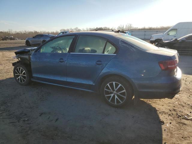 3VWB67AJ4HM309483 - 2017 VOLKSWAGEN JETTA SE BLUE photo 2