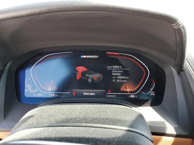 WBAFY4C06MCF28104 - 2021 BMW M850XI BLACK photo 9