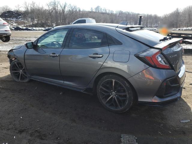 SHHFK7H92MU401376 - 2021 HONDA CIVIC SPORT TOURING GRAY photo 2