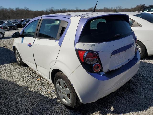 1G1JA6SH5D4187718 - 2013 CHEVROLET SONIC LS WHITE photo 2