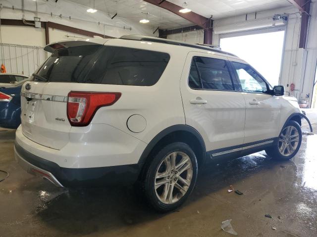 1FM5K8D8XHGD41497 - 2017 FORD EXPLORER XLT WHITE photo 3