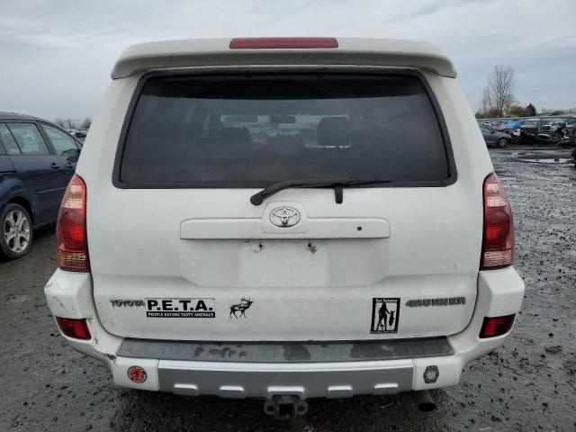 JTEBU14R448020833 - 2004 TOYOTA 4RUNNER SR5 WHITE photo 6