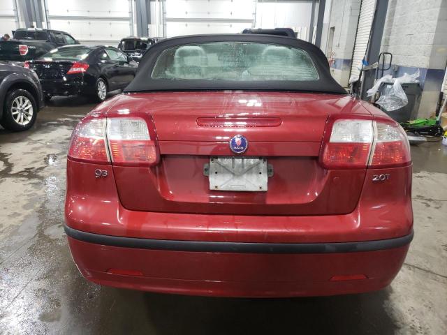 YS3FD75Y366103398 - 2006 SAAB 9-3 RED photo 6