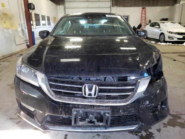 1HGCR3F88EA005340 - 2014 HONDA ACCORD EXL BLACK photo 5