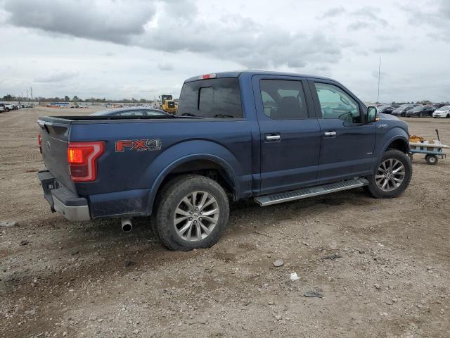 1FTEW1EG7GKE72730 - 2016 FORD F150 SUPERCREW BLUE photo 3