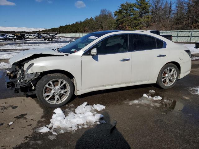 1N4AA5AP1DC840017 - 2013 NISSAN MAXIMA S WHITE photo 1