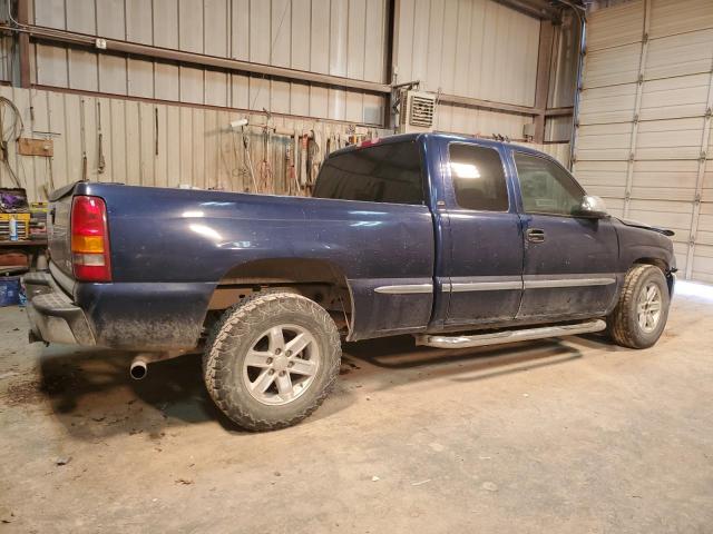 2GTEC19T011203203 - 2001 GMC NEW SIERRA C1500 BLUE photo 3