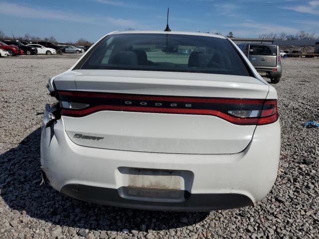 1C3CDFAA8FD434197 - 2015 DODGE DART SE WHITE photo 6