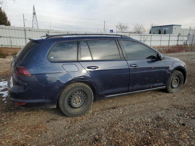 3VWCA7AU6FM508920 - 2015 VOLKSWAGEN GOLF SPORT TDI S BLUE photo 3