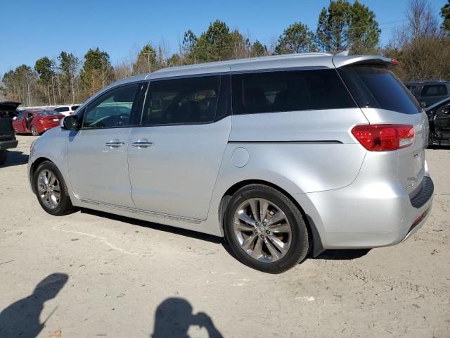 KNDME5C15G6169782 - 2016 KIA SEDONA SXL SILVER photo 2