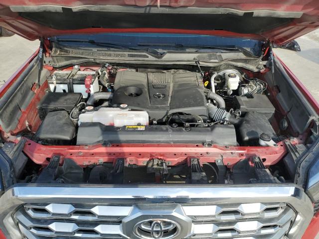 5TFMA5DB6NX014927 - 2022 TOYOTA TUNDRA CREWMAX PLATINUM 红色 照片 11