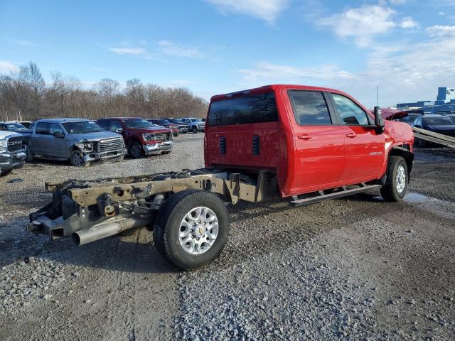 1GB4YTEY8PF184867 - 2023 CHEVROLET SILVERADO K3500 LT RED photo 3