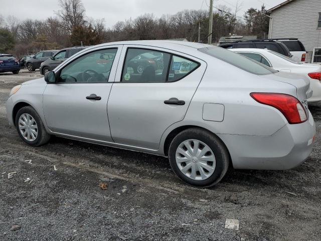 3N1CN7AP1DL869883 - 2013 NISSAN VERSA S SILVER photo 2