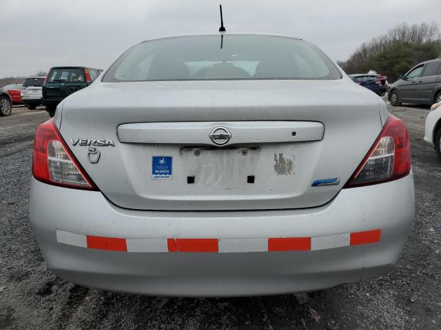 3N1CN7AP1DL869883 - 2013 NISSAN VERSA S SILVER photo 6