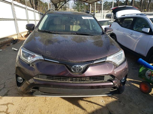 2T3WFREV4JW463841 - 2018 TOYOTA RAV4 ADVENTURE PURPLE photo 5