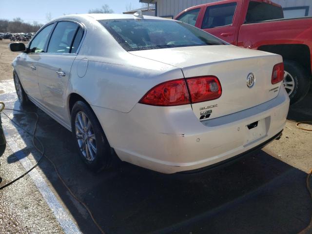 1G4HJ5EM1BU105419 - 2011 BUICK LUCERNE CXL WHITE photo 2