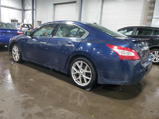 1N4AA51E49C856458 - 2009 NISSAN MAXIMA S BLUE photo 2