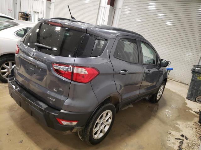 MAJ6S3GLXMC424320 - 2021 FORD ECOSPORT SE GRAY photo 3